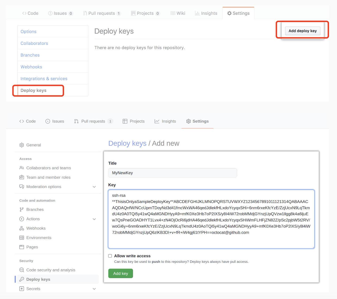deployKeys
