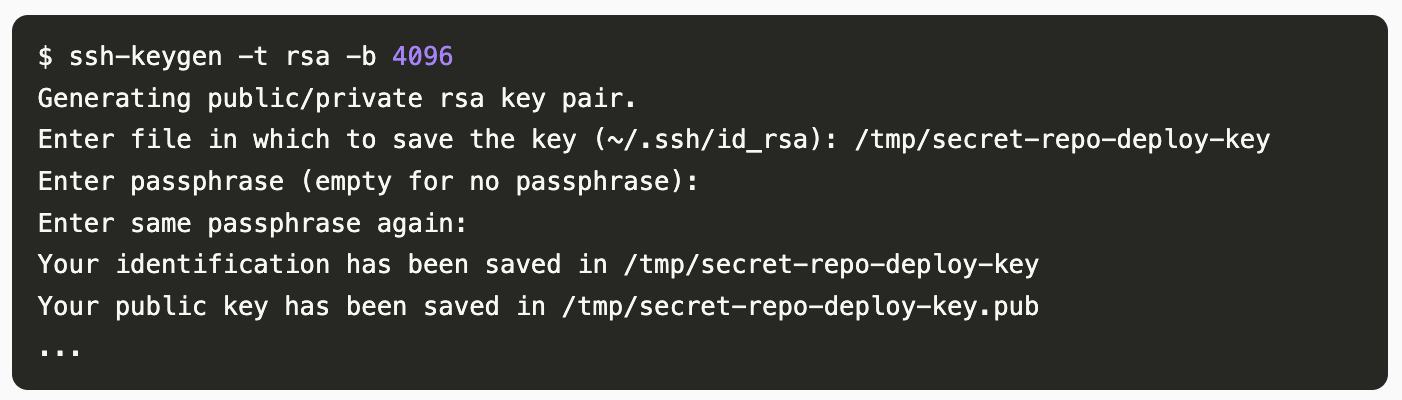 deployKeys